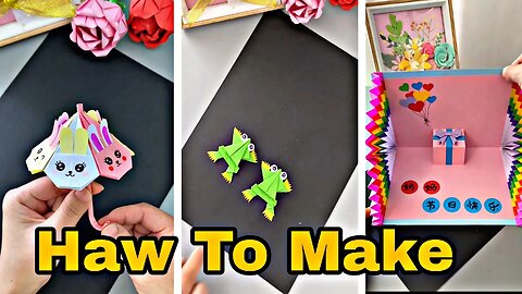 5 Amazing crafts idea from paper| haw to make toy from paper #crafts