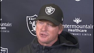 Gruden: Raiders handling virtual meetings ahead of Jets game