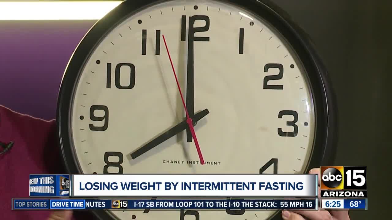 Losing weight by intermittent fasting