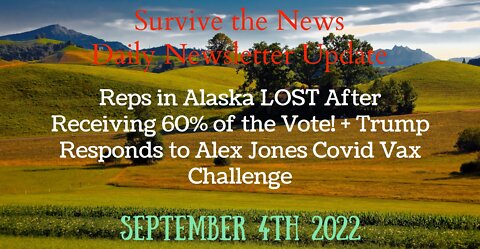 Reps in Alaska LOST After Receiving 60% of the Vote! + Trump Responds to Alex Jones' Challenge