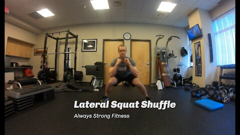 Lateral Squat Shuffle