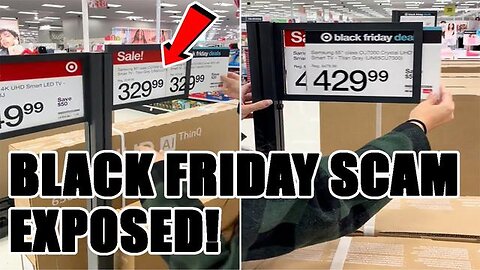 TARGET SHOPPERS LEFT STUNNED AFTER THE TRUTH OF THE BLACK FRIDAY SCAM GETS EXPOSED IN STORE