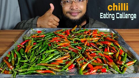 CHILLI EATING CHALLENGE | ASMR MUKBANG | HOTTEST CHILLIES 🌶️ | SPICY FOOD EATING VIDEOS