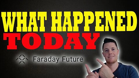 What Happened w Faraday TODAY │ BIG Money Buying Faraday ⚠️ Faraday Investors MUST Watch