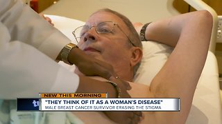 Male breast cancer survivor tries to erase stigma