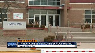 Pewaukee School District closed due to social media threat