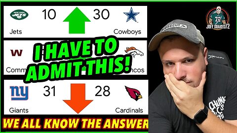 SHOCKED! TIME TO TELL THE TRUTH! I HAVE TO ADMIT WHAT LIES AHEAD! HERE WE GO! NFC EAST AFTER WEEK 2!
