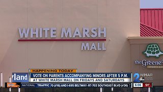 County Council to vote on White Marsh Mall curfew