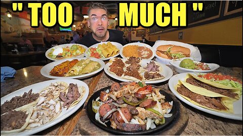 ATTEMPTING AN EIGHT PERSON MEXICAN MEAL EATING CHALLENGE! Joel Hansen