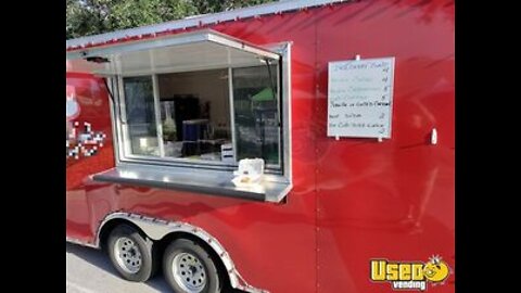 Very Lightly Used 2021 - 8.5' x 16' Bakery Concession Trailer for Sale in Florida