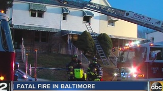 Man found dead after house fire in Baltimore