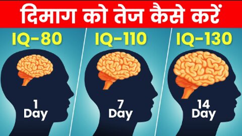 How to Improve Your Brain Power | दिमाग को कैसे तेज करें | IQ Level Increase Kaise Kare