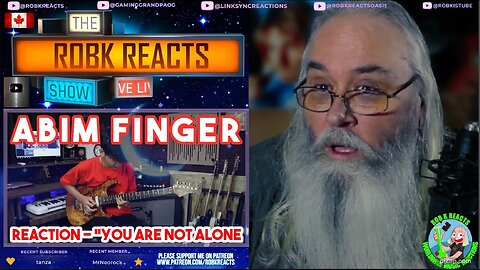 Abim Finger Reaction - "You Are Not Alone" (Michael Jackson Cover) - Requested
