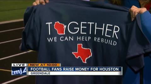 Greendale and Pewaukee come together to raise money for Houston