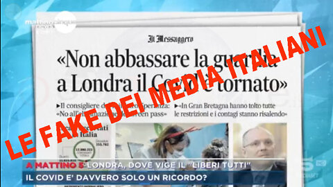 I giornali Italiani raccontano le favole su Londra