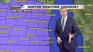 Winter Weather Advisory issued for Wed. morning