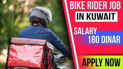Bike Rider Job In Kuwait | Delivery Boy Job In kuwait | @gulfvacancy07