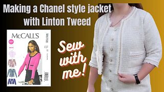 Sewing a Chanel Style Jacket with a modified McCalls 6708 pattern using Claire Schaffer's methods