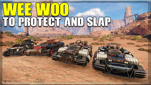 We brought 4 police builds to the Crossout wasteland to stop all illegal activities