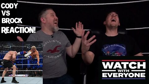 Cody Rhodes vs. Brock Lesnar Reaction! (Backlash 2023)