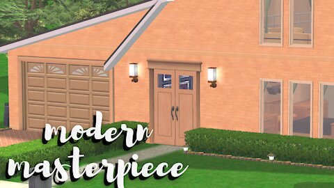 The Sims 2 | Modern Masterpiece (Lot Makeover)