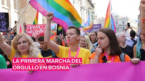 Primera marcha del orgullo gay en Bosnia