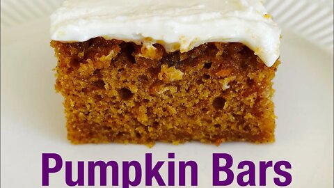 Pumpkin Bars