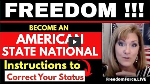 HOW TO BECOME AN AMERICAN STATE NATIONAL ON LAND - NATURALIZATION ACT OF 1779 ANNA VON REITZ