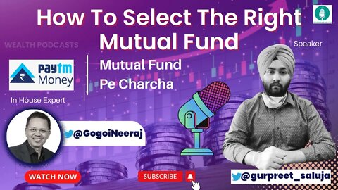 How To Select The Right Mutual Fund | Wealth Podcasts