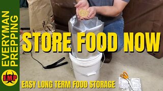 Long Term Food Storage - How To Do It Correctly And Easy - Stockpile Food Now!