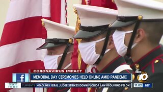San Diego Memorial Day ceremonies go virtual amid pandemic