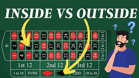 Roulette 101: Inside or Outside Bets - Which One to Choose?