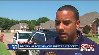 Car thefts rise in Broken Arrow