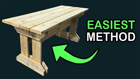 DIY Simple Cedar Bench
