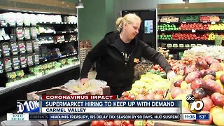 Local supermarket hiring staff to keep up with growing demand