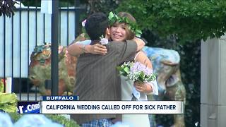 Father with cancer walks daughter down the aisle