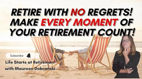 Retire with NO regrets!!! Unlock the secrets to a REMARKABLE retirement!