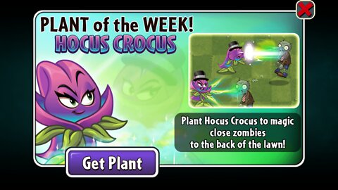 Plants vs Zombies 2 - Penny's Pursuit - Zomboss - Hocus Crocus - September 2022