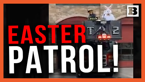 Easter Patrol! Easter Bunny Rides on Firetruck During New York Parade