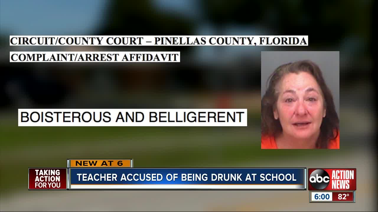 Elementary teacher arrested, accused of showing up to school 'highly intoxicated'