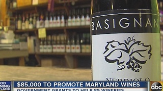 Maryland wineries receive $85,000 in government grants
