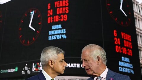 King Charles & Sadiq Khan Launch National Climate Clock
