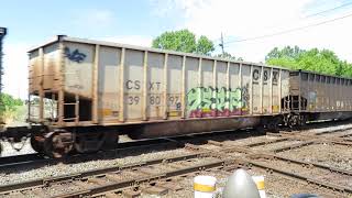 CSX Empty Coal Train Train from Marion, Ohio July 21, 2020