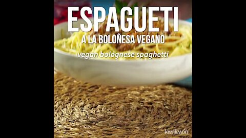 Vegan Bolognese Spaghetti