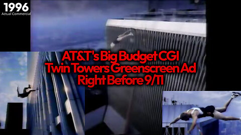 AT&T's Big Budget 1996 Twin Towers Greenscreen Commercial : Getting The Tech Ready For 9/11?!