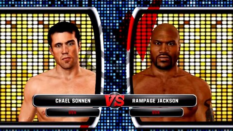 UFC Undisputed 3 Gameplay Rampage Jackson vs Chael Sonnen (Pride)