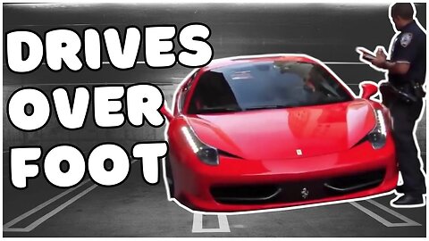 Did this Meter Maid Just Take Down a Ferrari Driver? You Won't Believe Your Eyes!