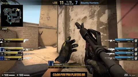 CSGO POV LOS vinaabEA5T (28/17) vs Bounty Hunters (Mirage) @ RedZone PRO League CS:GO - S5 2023