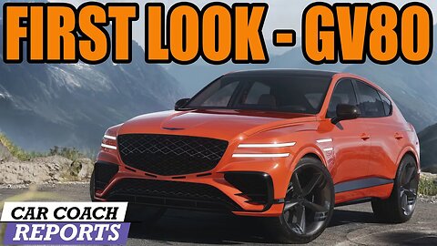 GENESIS GV80 COUPE CONCEPT - Good News! They are building this HOT SUV!!