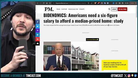 Biden Economy DESTROYS Middle Class, People Need $100k Per Year To Buy A Home And ITS GETTING WORSE